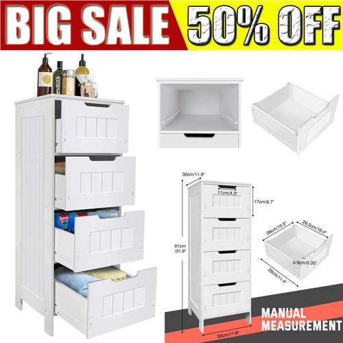 Drawer white wooden - 4,