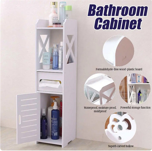 White waterproof bathroom - white,