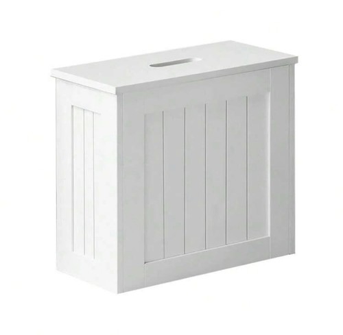 White bathroom storage unit - white,