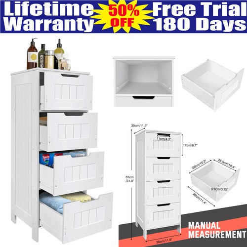 Drawer white wooden bathroom - drawer,