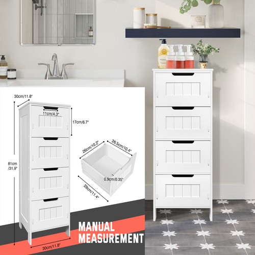 Bathroom storage unit white - bathroom,