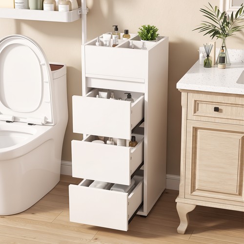 Narrow bathroom cabinet with - narrow,