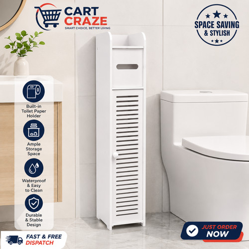 Slim bathroom storage cabinet - slim,