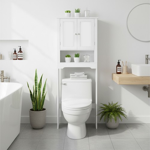 Over toilet bathroom storage - over,